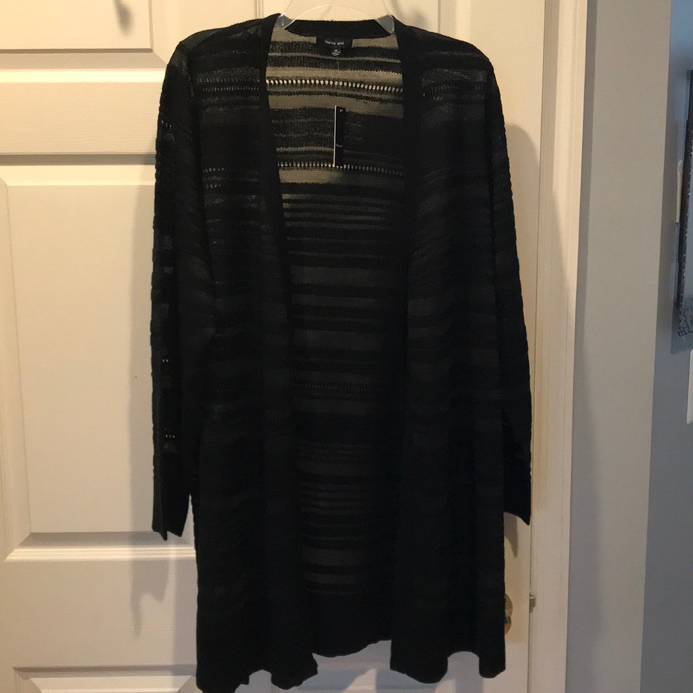 Verve ami semi sheer cardigan